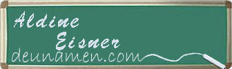 Aldine Eisner Visitenkarte